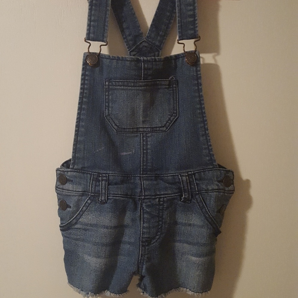 Denim Short Overalls
